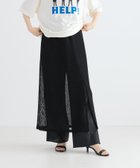 【アーバンリサーチ/URBAN RESEARCH】のカラミレイヤードスカート 人気、トレンドファッション・服の通販 founy(ファニー) ファッション Fashion レディースファッション WOMEN スカート Skirt 2024年 2024 2024春夏・S/S Ss,Spring/Summer,2024 おすすめ Recommend ジャケット Jacket スリット Slit デニム Denim トレンド Trend フロント Front ベーシック Basic メッシュ Mesh 夏 Summer S/S・春夏 Ss・Spring/Summer thumbnail BLACK|ID: prp329100004533906 ipo3291000000032044209