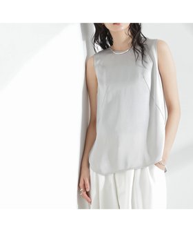 【ナノ ユニバース/nano universe】のダブルサテンノースリーブトップス 人気、トレンドファッション・服の通販 founy(ファニー) ファッション Fashion レディースファッション Ladies' Fashion Online トップス・カットソー Tops/Tshirt キャミソール / ノースリーブ No Sleeves ウォッシャブル Washable ヴィンテージ Vintage カットオフ Cut Off カーディガン Cardigan サテン Satin シルク Silk シンプル Simple ダブル Double フロント Front プリーツ Pleats ボックス Box エレガント 上品 Elegant 2025年 2025 2025春夏・S/S Ss,Spring/Summer,2025 |ID:prp329100004533916
