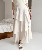【ナイスクラップ/NICE CLAUP】のティアードロングスカート 人気、トレンドファッション・服の通販 founy(ファニー) ファッション Fashion レディースファッション WOMEN スカート Skirt ロングスカート Long Skirt おすすめ Recommend シンプル Simple スウェット Sweat ティアード Tiered ティアードスカート Tiered Skirt フリル Frills 夏 Summer thumbnail アイボリー|ID: prp329100004533917 ipo3291000000032044266