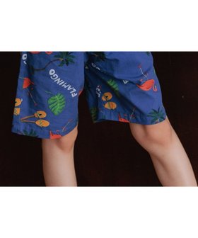 【ベイフロー/BAYFLOW / KIDS】のセットアップで着用可能 リゾート柄ショーツ(KIDS) 人気、トレンドファッション・服の通販 founy(ファニー) ファッション Fashion キッズファッション KIDS おすすめ Recommend ショーツ Shorts ショート Short スニーカー Sneakers セットアップ Set Up ソックス Socks プリント Print ポケット Pocket リゾート Resort ワイド Wide 夏 Summer |ID:prp329100004533932