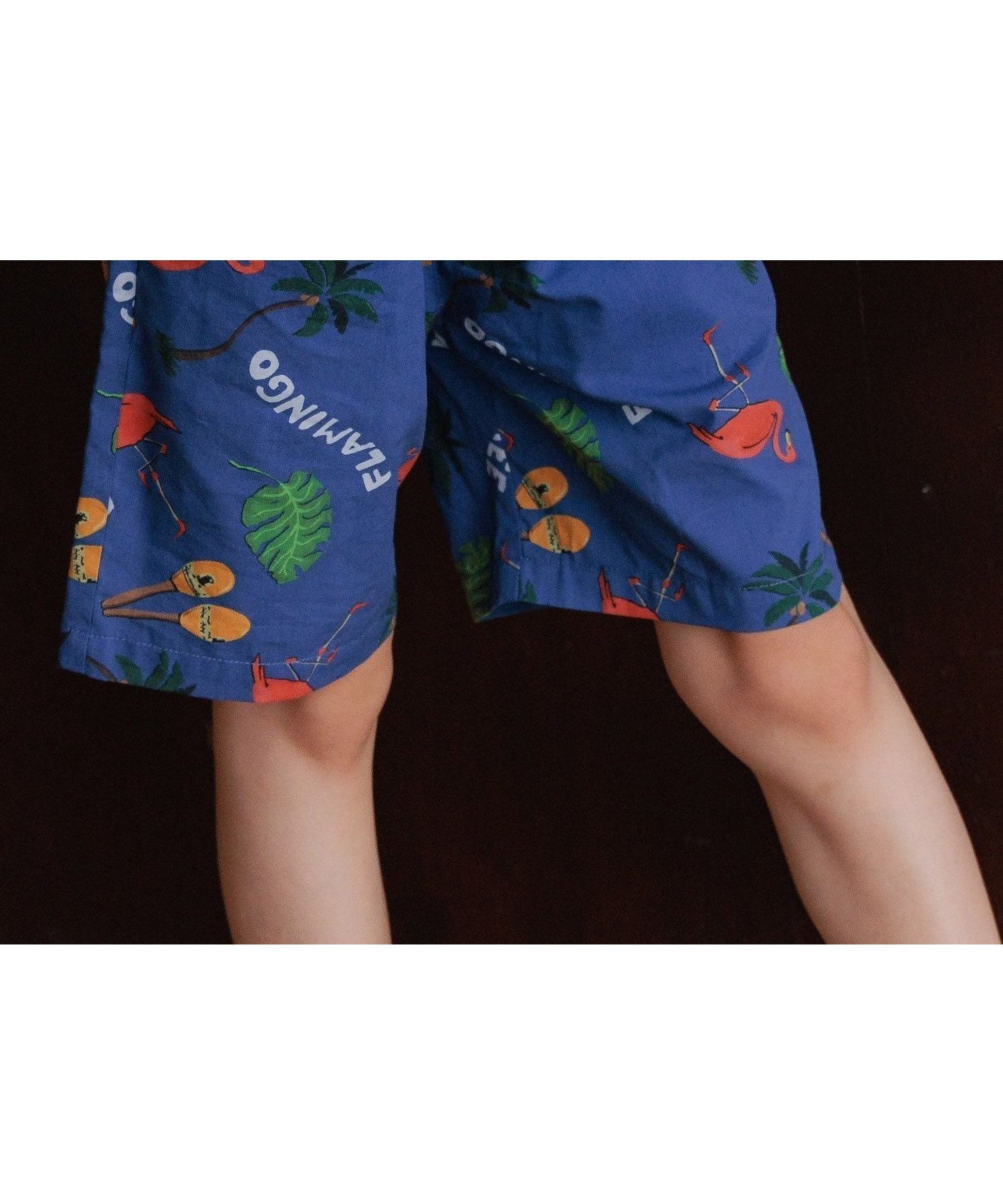 【ベイフロー/BAYFLOW / KIDS】のセットアップで着用可能 リゾート柄ショーツ(KIDS) インテリア・キッズ・メンズ・レディースファッション・服の通販 founy(ファニー) 　ファッション　Fashion　キッズファッション　KIDS　おすすめ　Recommend　ショーツ　Shorts　ショート　Short　スニーカー　Sneakers　セットアップ　Set Up　ソックス　Socks　プリント　Print　ポケット　Pocket　リゾート　Resort　ワイド　Wide　夏　Summer　ネイビー88|ID: prp329100004533932 ipo3291000000032044322