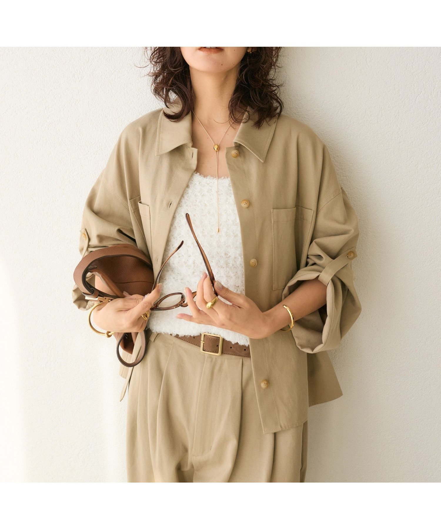 【リヴドロワ/RIVE DROITE】の【MONN. . (モン)】チノシャツ 人気、トレンドファッション・服の通販 founy(ファニー) 　ファッション　Fashion　レディースファッション　WOMEN　トップス・カットソー　Tops/Tshirt　シャツ/ブラウス　Shirts/Blouses　カットソー　Cut And Sew　ジャケット　Jacket　セットアップ　Set Up　長袖　Long Sleeve　ボックス　Box　2022年　2022　2022-2023秋冬・A/W　Aw/Autumn/Winter//Fw/Fall-Winter/2022-2023　おすすめ　Recommend　 other-1|ID: prp329100004533935 ipo3291000000032044331