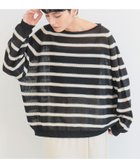 【バンヤードストーム/BARNYARDSTORM】のボーダーペーパーニット 人気、トレンドファッション・服の通販 founy(ファニー) ファッション Fashion レディースファッション WOMEN トップス・カットソー Tops/Tshirt ニット Knit Tops スリット Slit タイトスカート Tight Skirt ボーダー Border thumbnail ブラック×オフホワイト19|ID: prp329100004533941 ipo3291000000032238440