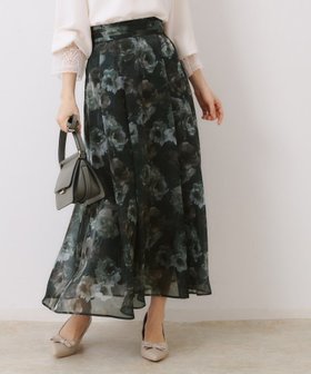 【クチュール ブローチ/Couture Brooch】の【大人可愛い・きれいめ】Springオーガンフルールスカート 人気、トレンドファッション・服の通販 founy(ファニー) ファッション Fashion レディースファッション WOMEN スカート Skirt サテン Satin シャーリング Shirring ジャージ Jersey プリント Print ポケット Pocket エレガント 上品 Elegant 楽ちん Easy |ID:prp329100004533943