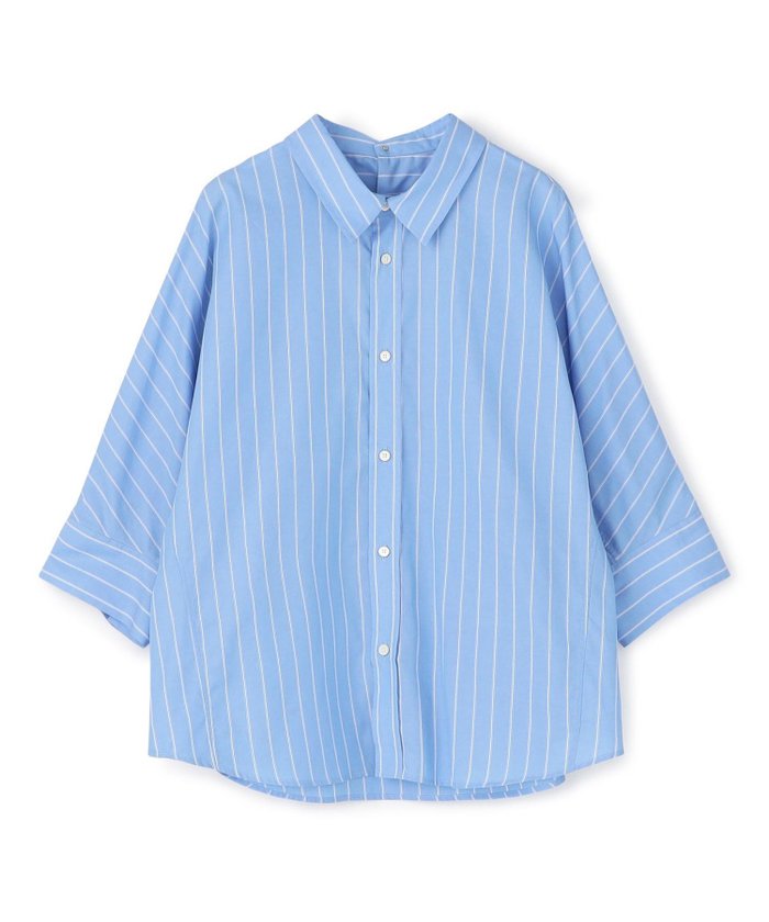 【トゥモローランド/TOMORROWLAND】のコットンブロード ドルマンスリーブシャツ インテリア・キッズ・メンズ・レディースファッション・服の通販 founy(ファニー) https://founy.com/ ファッション Fashion レディースファッション Ladies' Fashion Online トップス・カットソー Tops/Tshirt シャツ/ブラウス Shirts/Blouses おすすめ Recommend コンパクト Compact ストライプ Stripe ブロード Broad ベーシック Basic ヨーク Yoke |ID: prp329100004533946 ipo3291000000032627993