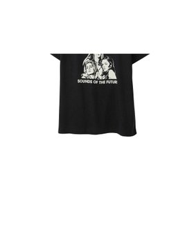 【ヒステリックグラマー/HYSTERIC GLAMOUR】のSOUND OF THE FUTURE オーバーサイズTシャツ 人気、トレンドファッション・服の通販 founy(ファニー) ファッション Fashion レディースファッション WOMEN トップス・カットソー Tops/Tshirt シャツ/ブラウス Shirts/Blouses ロング / Tシャツ T-Shirts アメリカン American |ID:prp329100004533979