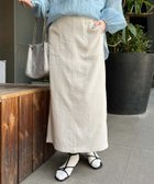 【チャオパニックティピー/CIAOPANIC TYPY】のテックリネンすっきりシルエットIラインベイカースカート 人気、トレンドファッション・服の通販 founy(ファニー) ファッション Fashion レディースファッション WOMEN スカート Skirt おすすめ Recommend サンダル Sandals スニーカー Sneakers スリット Slit タンク Tank プチプライス・低価格 Affordable ベーシック Basic リネン Linen 夏 Summer 春 Spring S/S・春夏 Ss・Spring/Summer 楽ちん Easy thumbnail アイボリー|ID: prp329100004533992 ipo3291000000032044554