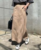 【チャオパニックティピー/CIAOPANIC TYPY】のテックリネンすっきりシルエットIラインベイカースカート 人気、トレンドファッション・服の通販 founy(ファニー) ファッション Fashion レディースファッション WOMEN スカート Skirt おすすめ Recommend サンダル Sandals スニーカー Sneakers スリット Slit タンク Tank プチプライス・低価格 Affordable ベーシック Basic リネン Linen 夏 Summer 春 Spring S/S・春夏 Ss・Spring/Summer 楽ちん Easy thumbnail ベージュ|ID: prp329100004533992 ipo3291000000032044555