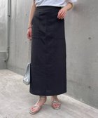 【チャオパニックティピー/CIAOPANIC TYPY】のテックリネンすっきりシルエットIラインベイカースカート 人気、トレンドファッション・服の通販 founy(ファニー) ファッション Fashion レディースファッション WOMEN スカート Skirt おすすめ Recommend サンダル Sandals スニーカー Sneakers スリット Slit タンク Tank プチプライス・低価格 Affordable ベーシック Basic リネン Linen 夏 Summer 春 Spring S/S・春夏 Ss・Spring/Summer 楽ちん Easy thumbnail ブラック|ID: prp329100004533992 ipo3291000000032044562