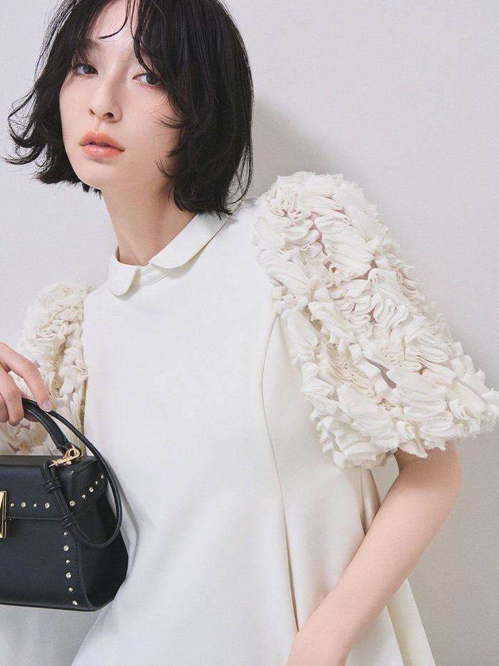 【セルフォード/CELFORD】の襟付きデザインブラウス インテリア・キッズ・メンズ・レディースファッション・服の通販 founy(ファニー) https://founy.com/ 雑誌掲載アイテム Magazine Items ファッション雑誌 Fashion Magazines ビジンヒャッカ 美人百花 ファッション Fashion レディースファッション WOMEN トップス・カットソー Tops/Tshirt シャツ/ブラウス Shirts/Blouses 2月号 February Issue 3月号 March Issue シフォン Chiffon ダブル Double チュール Tulle ドッキング Docking フレア Flare ボックス Box 切替 Switching 雑誌 Magazine |ID: prp329100004533996 ipo3291000000032044571