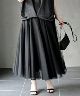 【アールピーエス/rps】のスーパーフレアーチュールスカート 人気、トレンドファッション・服の通販 founy(ファニー) ファッション Fashion レディースファッション WOMEN スカート Skirt スマート Smart チュニック Tunic フレア Flare 人気 Popularity 再入荷 Restock/Back In Stock/Re Arrival |ID:prp329100004534013