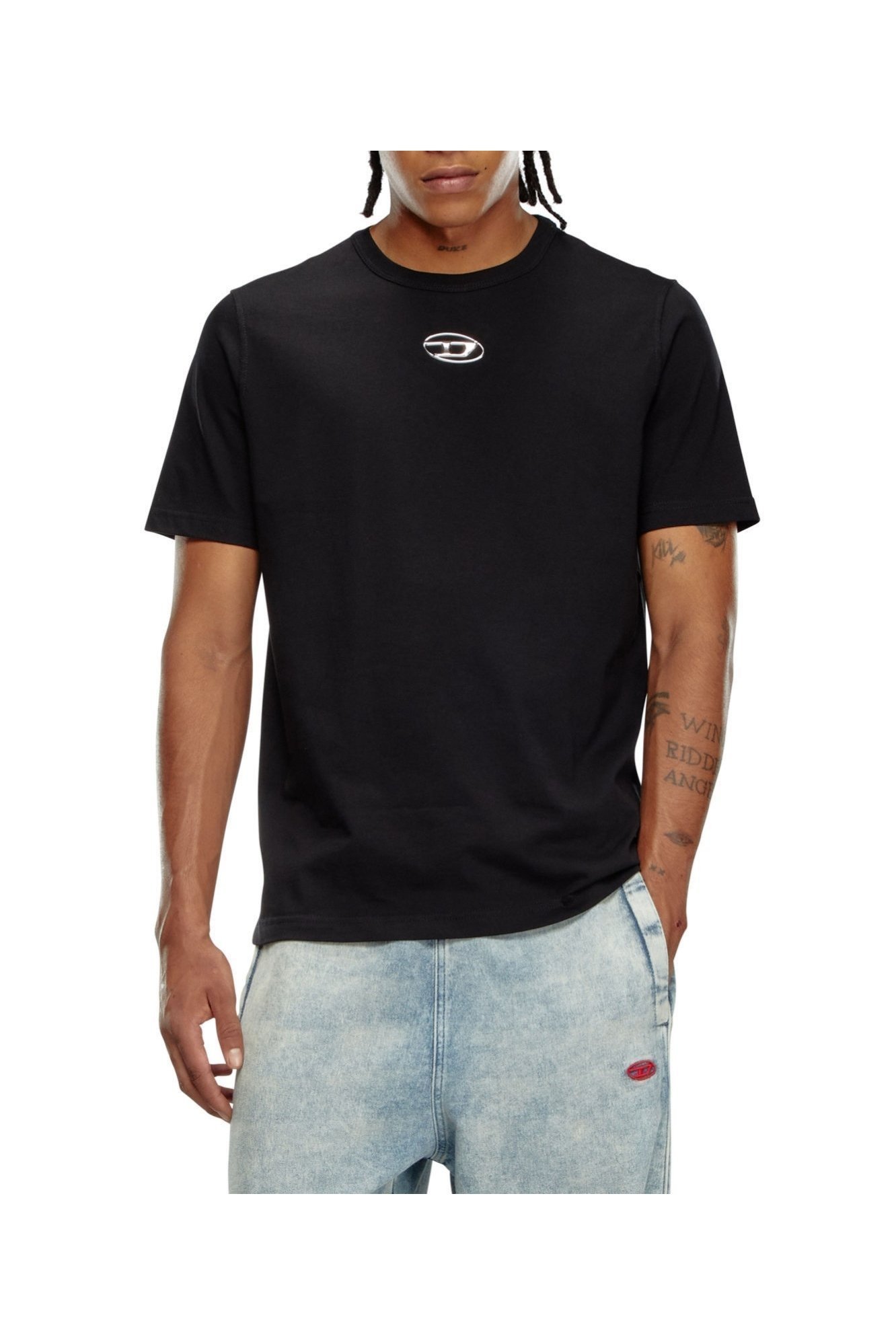 【ディーゼル/DIESEL / MEN】のメンズ Tシャツ ロゴ オーバルD インテリア・キッズ・メンズ・レディースファッション・服の通販 founy(ファニー) 　ファッション　Fashion　メンズファッション　Fashion for Men　インナー　Innerwear　オーバル　Oval Design　カーディガン　Cardigan, Knitwear　シンプル　Simple, Minimal　ジャケット　Jacket, Outerwear　フロント　Front, Front Design　メンズ　Men's, Menswear　定番　Standard, Basic Item　ブラック|ID: prp329100004534018 ipo3291000000033198168
