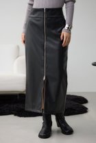 【アズール バイ マウジー/AZUL by moussy】のフェイクレザーZIPタイトスカート BLK|ID: prp329100004534036 ipo3291000000032381528