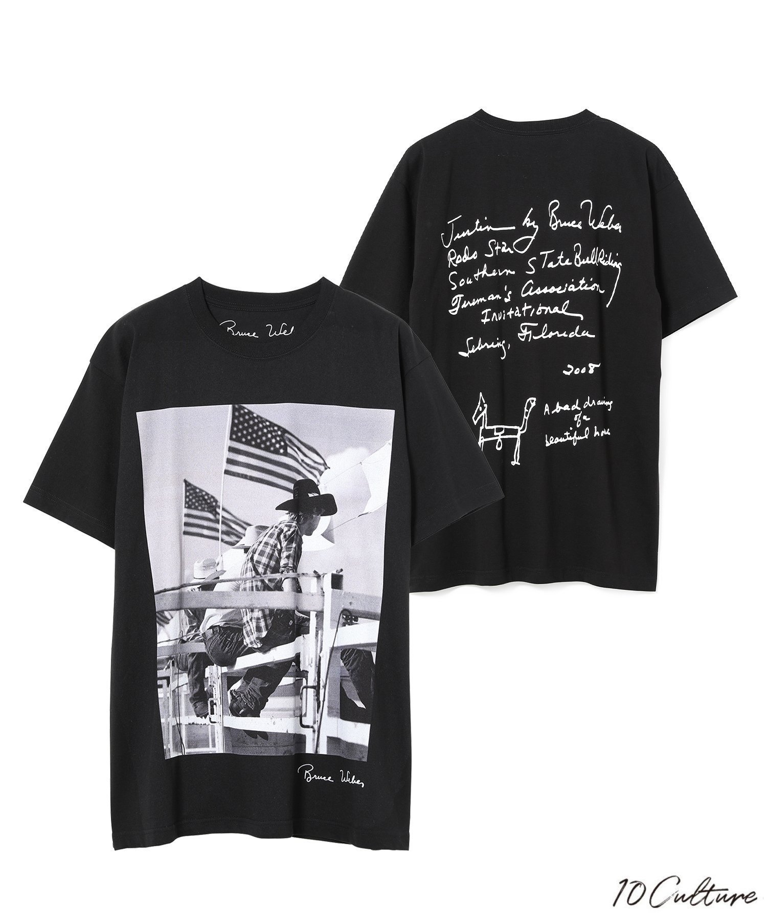 【アダムエロペ /ADAM ET ROPE' / MEN】の【Bruce Weber*BIOTOP*10C】Photo T-shirts インテリア・キッズ・メンズ・レディースファッション・服の通販 founy(ファニー) 　ファッション　Fashion　メンズファッション　MEN　イタリア　Italy　スペシャル　Special　雑誌　Magazine　フロント　Front　プリント　Print　夏　Summer　ブラック系(03)|ID: prp329100004534062 ipo3291000000032107952