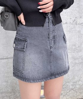 【イング/INGNI】のデニムカーゴスカート 人気、トレンドファッション・服の通販 founy(ファニー) ファッション Fashion レディースファッション WOMEN スカート Skirt コンパクト Compact ショート Short スマホ Smartphone デニム Denim トレンド Trend フラップ Flap ポケット Pocket |ID:prp329100004534066