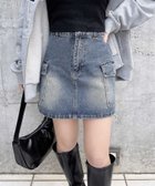 【イング/INGNI】のデニムカーゴスカート 人気、トレンドファッション・服の通販 founy(ファニー) ファッション Fashion レディースファッション WOMEN スカート Skirt コンパクト Compact ショート Short スマホ Smartphone デニム Denim トレンド Trend フラップ Flap ポケット Pocket thumbnail デニム/コン|ID: prp329100004534066 ipo3291000000032292018