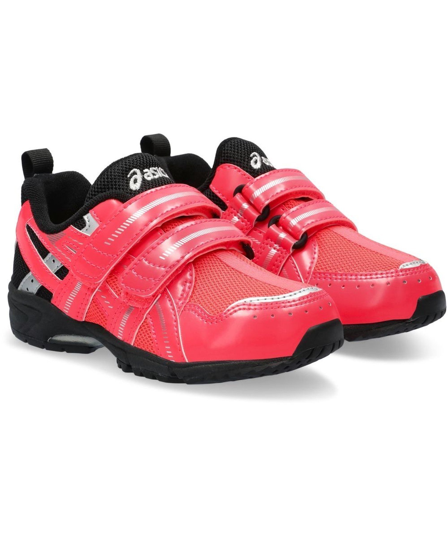 【アシックス ランウォーク/ASICS WALKING / KIDS】のGD.RUNNERMINI MG 4 インテリア・キッズ・メンズ・レディースファッション・服の通販 founy(ファニー) 　ファッション　Fashion　キッズファッション　KIDS　ウォーター　Water　抗菌　Antibacterial　スタイリッシュ　Stylish　ストライプ　Stripe　フィット　Fit　プリント　Print　メッシュ　Mesh　ラッセル　Russell　サンライズレッド×ブラック|ID: prp329100004534080 ipo3291000000032044902