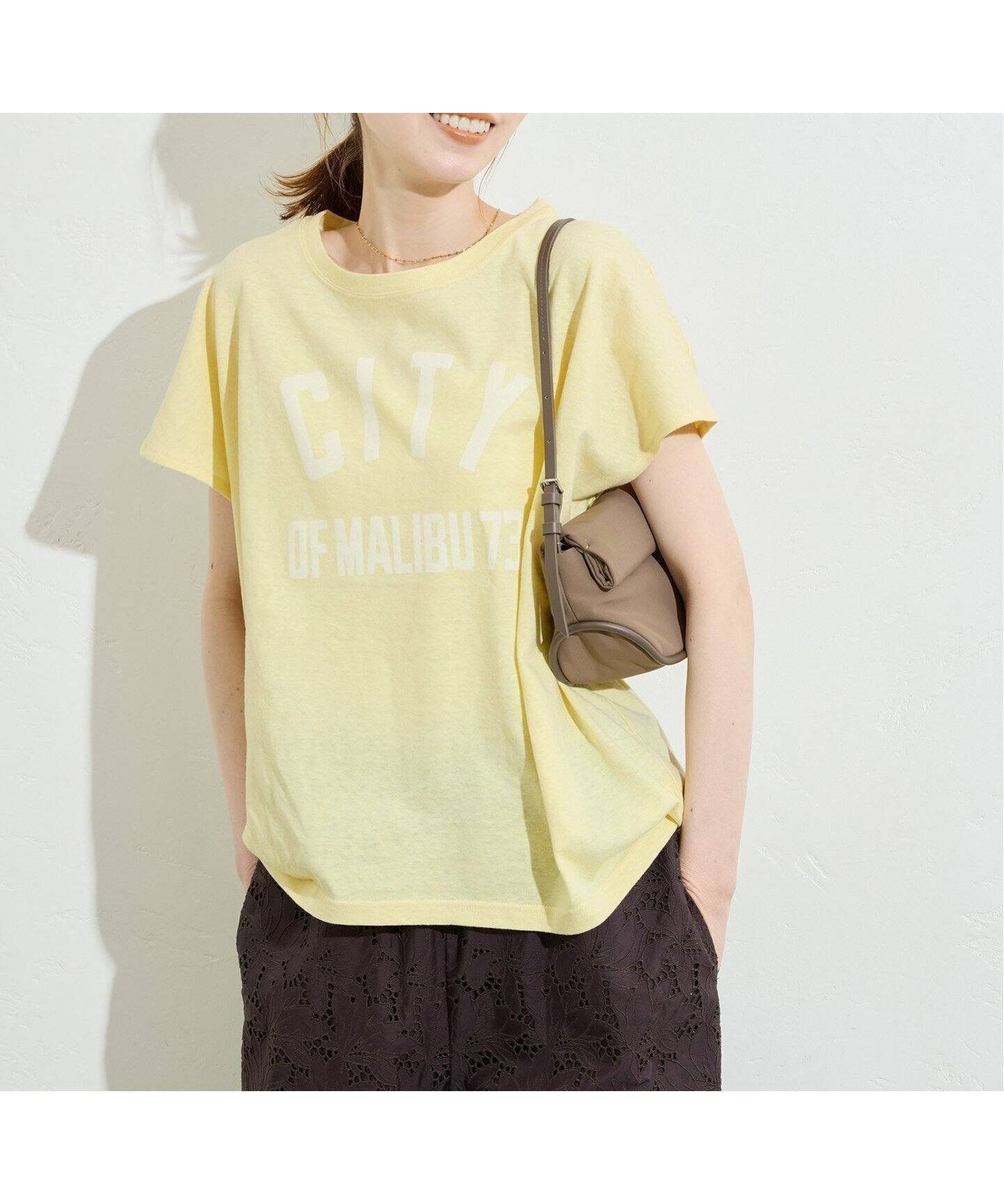 【ジャーナルスタンダード/JOURNAL STANDARD】の【RIDING HIGH/ライディングハイ】ラフィテンジクTシャツ インテリア・キッズ・メンズ・レディースファッション・服の通販 founy(ファニー) 　ファッション　Fashion　レディースファッション　Fashion for Women　トップス・カットソー　Cut & Sew Tops　シャツ・ブラウス・オフィスカジュアル　Elegant Blouses & Button-Ups　ロングTシャツ・Tシャツ　Longline T-Shirts & Tees　2025年　2025　2025春夏・S/S　Spring/Summer 2025 SS25　イエロー|ID: prp329100004534098 ipo3291000000032713936