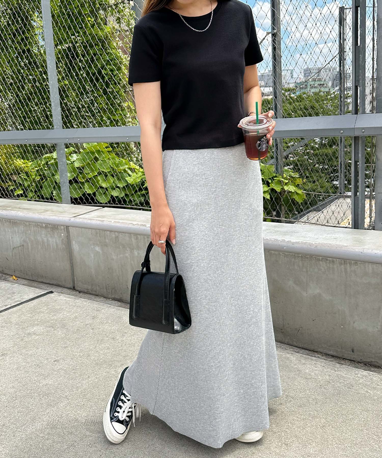 【その他のブランド/Other】のセルフカットリブ マーメイド フレア スカート インテリア・キッズ・メンズ・レディースファッション・服の通販 founy(ファニー) 　ファッション　Fashion　レディースファッション　Ladies' Fashion Online　スカート　Skirt　Aライン/フレアスカート　Flared A-Line Skirts　おすすめ　Recommend　フィット　Fit　フレア　Flare　ポケット　Pocket　マーメイド　Mermaid　エレガント 上品　Elegant　杢グレー|ID: prp329100004534104 ipo3291000000032580599