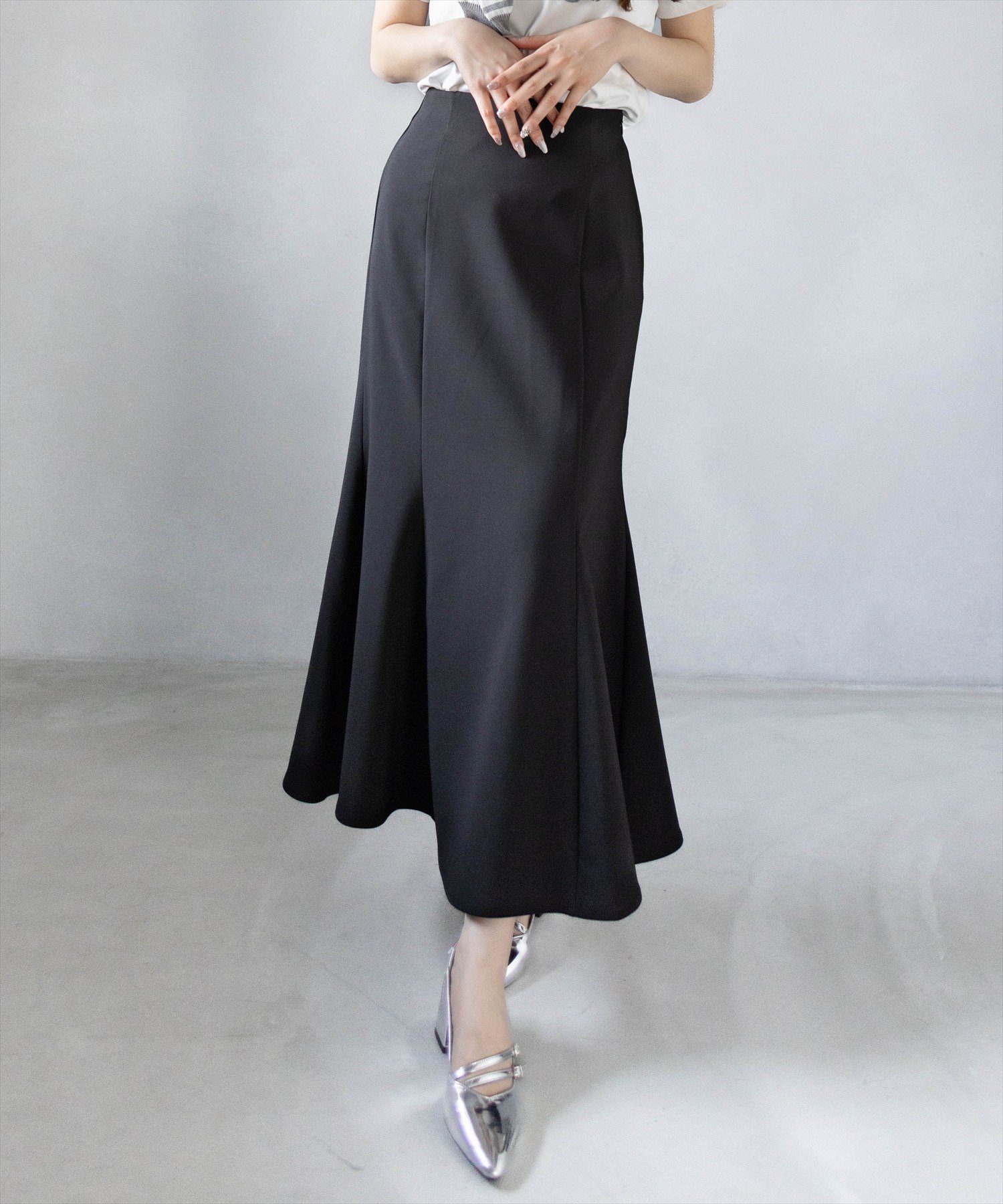 【クリア/clear】のロング丈ベージックマーメイドスカート 人気、トレンドファッション・服の通販 founy(ファニー) 　ファッション　Fashion　レディースファッション　WOMEN　スカート　Skirt　インナー　Inner　サンダル　Sandals　シューズ　Shoes　ショート　Short　マーメイド　Mermaid　ロング　Long　 other-1|ID: prp329100004534118 ipo3291000000032045037