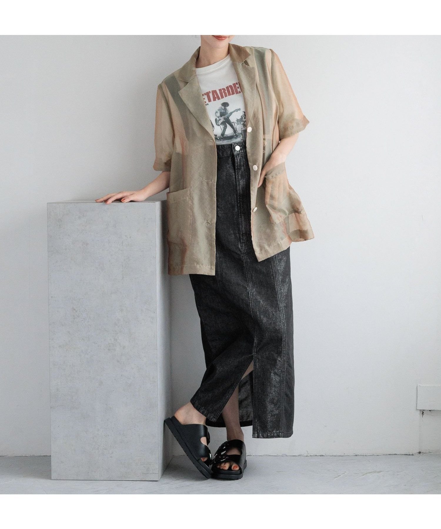 【ローリーズファーム/LOWRYS FARM】のCONE/ジャンスカ インテリア・キッズ・メンズ・レディースファッション・服の通販 founy(ファニー) 　ファッション　Fashion　レディースファッション　Ladies' Fashion Online　シルバー　Silver　ジャンスカ　Janska　デニム　Denim　ビンテージ　Vintage　ブラックラメ10|ID: prp329100004534127 ipo3291000000032622429