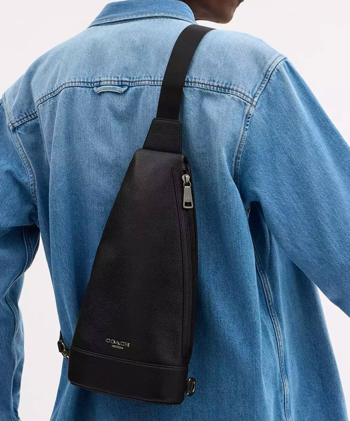 【コーチ/COACH / MEN】の【公式】ドミニク スリング パック インテリア・キッズ・メンズ・レディースファッション・服の通販 founy(ファニー) https://founy.com/ ファッション Fashion メンズファッション Fashion for Men ジップ Zip, Zipper 財布 Wallet, Purse |ID: prp329100004534134 ipo3291000000033494976