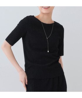【インディヴィ/INDIVI】の春SALE!【日本製/SETUP可能】ブークレーカットソー 人気、トレンドファッション・服の通販 founy(ファニー) ファッション Fashion レディースファッション WOMEN トップス・カットソー Tops/Tshirt カットソー Cut and Sewn おすすめ Recommend カットソー Cut And Sew シアー Sheer ストレッチ Stretch セットアップ Set Up フェミニン Feminine 日本製 Made In Japan 春 Spring 軽量 Lightweight |ID:prp329100004534137