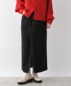 【レプシィム ローリーズファーム/LEPSIM LOWRYS FARM】のデニムナロースカート 人気、トレンドファッション・服の通販 founy(ファニー) ファッション Fashion レディースファッション Fashion for Women スカート Skirts おすすめ Recommended / Our Picks カーディガン Cardigan, Knitwear スリット Slit, Slit Detail デニム Denim, Jeans Material フロント Front, Front Design ベーシック Basic, Essential 人気 Popular, Best Seller thumbnail ブラック09|ID: prp329100004534141 ipo3291000000033130051