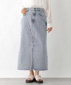 【レプシィム ローリーズファーム/LEPSIM LOWRYS FARM】のデニムナロースカート 人気、トレンドファッション・服の通販 founy(ファニー) ファッション Fashion レディースファッション Fashion for Women スカート Skirts おすすめ Recommended / Our Picks カーディガン Cardigan, Knitwear スリット Slit, Slit Detail デニム Denim, Jeans Material フロント Front, Front Design ベーシック Basic, Essential 人気 Popular, Best Seller thumbnail ライトケミカルブルー80|ID: prp329100004534141 ipo3291000000033130056