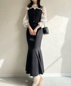 【ジュノア/JUNOAH】のデザインビスチェマーメイドスカートセット 人気、トレンドファッション・服の通販 founy(ファニー) ファッション Fashion レディースファッション WOMEN スカート Skirt thumbnail ブラック|ID: prp329100004534159 ipo3291000000032315609