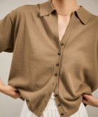 【サロン アダム エ ロペ/SALON adam et rope'】の【WEB限定】ドライタッチスキッパーニットカーディガン ブラウン(22)|ID: prp329100004534185 ipo3291000000032045324