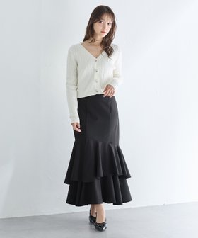 【イング/INGNI】のINGNI/BackレースUPアシメティアードSK 人気、トレンドファッション・服の通販 founy(ファニー) ファッション Fashion レディースファッション WOMEN スカート Skirt アシンメトリー Asymmetry サイドジップ Side Zip スマホ Smartphone ティアード Tiered フィット Fit フリル Frills レース Race ロング Long エレガント 上品 Elegant |ID:prp329100004534187