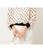 【ノーリーズ/NOLLEY'S】のシアーフロッキードットクルーネックカーディガン キナリ|ID: prp329100004534195 ipo3291000000032045371