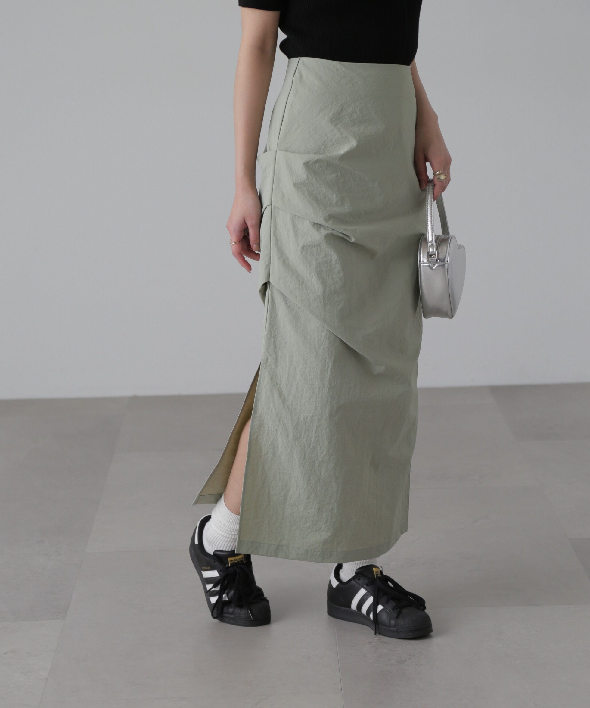 【フリーズマート/FREE'S MART】のサイドタックナロースカート 人気、トレンドファッション・服の通販 founy(ファニー) 　ファッション　Fashion　レディースファッション　WOMEN　スカート　Skirt　アシンメトリー　Asymmetry　スリット　Slit　 other-1|ID: prp329100004534198 ipo3291000000032045381