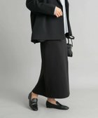 【アーバンリサーチ ドアーズ/URBAN RESEARCH DOORS】のダンボールニットストレートスカート 人気、トレンドファッション・服の通販 founy(ファニー) ファッション Fashion レディースファッション WOMEN スカート Skirt 2025年 2025 2025春夏・S/S Ss,Spring/Summer,2025 ストレッチ Stretch ストレート Straight スリット Slit フィット Fit ロング Long 夏 Summer S/S・春夏 Ss・Spring/Summer thumbnail BLACK|ID: prp329100004534203 ipo3291000000032045400