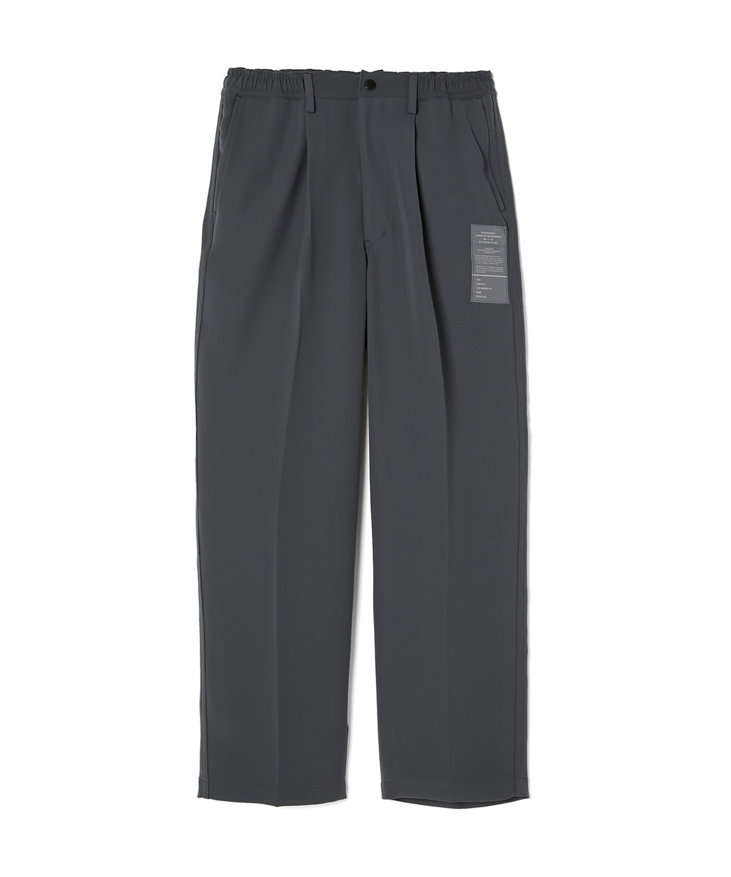 【エヌ.ハリウッド/N.HOOLYWOOD / MEN】のTROUSERS インテリア・キッズ・メンズ・レディースファッション・服の通販 founy(ファニー) 　ファッション　Fashion　メンズファッション　Men's Style Online　コレクション　Collection　今季　This Season　ストレッチ　Stretch　センター　Center　ダブル　Double　テーパード　Tapered　ドローコード　Draw Cord　ポケット　Pocket　CHARCOAL|ID: prp329100004534207 ipo3291000000032674095