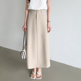 【ココモモ/COCOMOMO】のタイトスカート ロングスカート バックスリット入りナロースカート タイト 人気、トレンドファッション・服の通販 founy(ファニー) ファッション Fashion レディースファッション Fashion for Women スカート Skirts ロングスカート Long Skirts / Maxi & Midi Skirts バッグ Bags アンクル Ankle-Length Design ストレート Straight, Straight Cut スリット Slit, Slit Detail タイトスカート Pencil Skirt, Tight Skirt ポケット Pocket, Pocket Detail ロング Long, Long-Length |ID:prp329100004534213