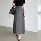 【ココモモ/COCOMOMO】のタイトスカート ロングスカート バックスリット入りナロースカート タイト 人気、トレンドファッション・服の通販 founy(ファニー) ファッション Fashion レディースファッション Fashion for Women スカート Skirts ロングスカート Long Skirts / Maxi & Midi Skirts バッグ Bags アンクル Ankle-Length Design ストレート Straight, Straight Cut スリット Slit, Slit Detail タイトスカート Pencil Skirt, Tight Skirt ポケット Pocket, Pocket Detail ロング Long, Long-Length thumbnail ダークグレー|ID: prp329100004534213 ipo3291000000033825708