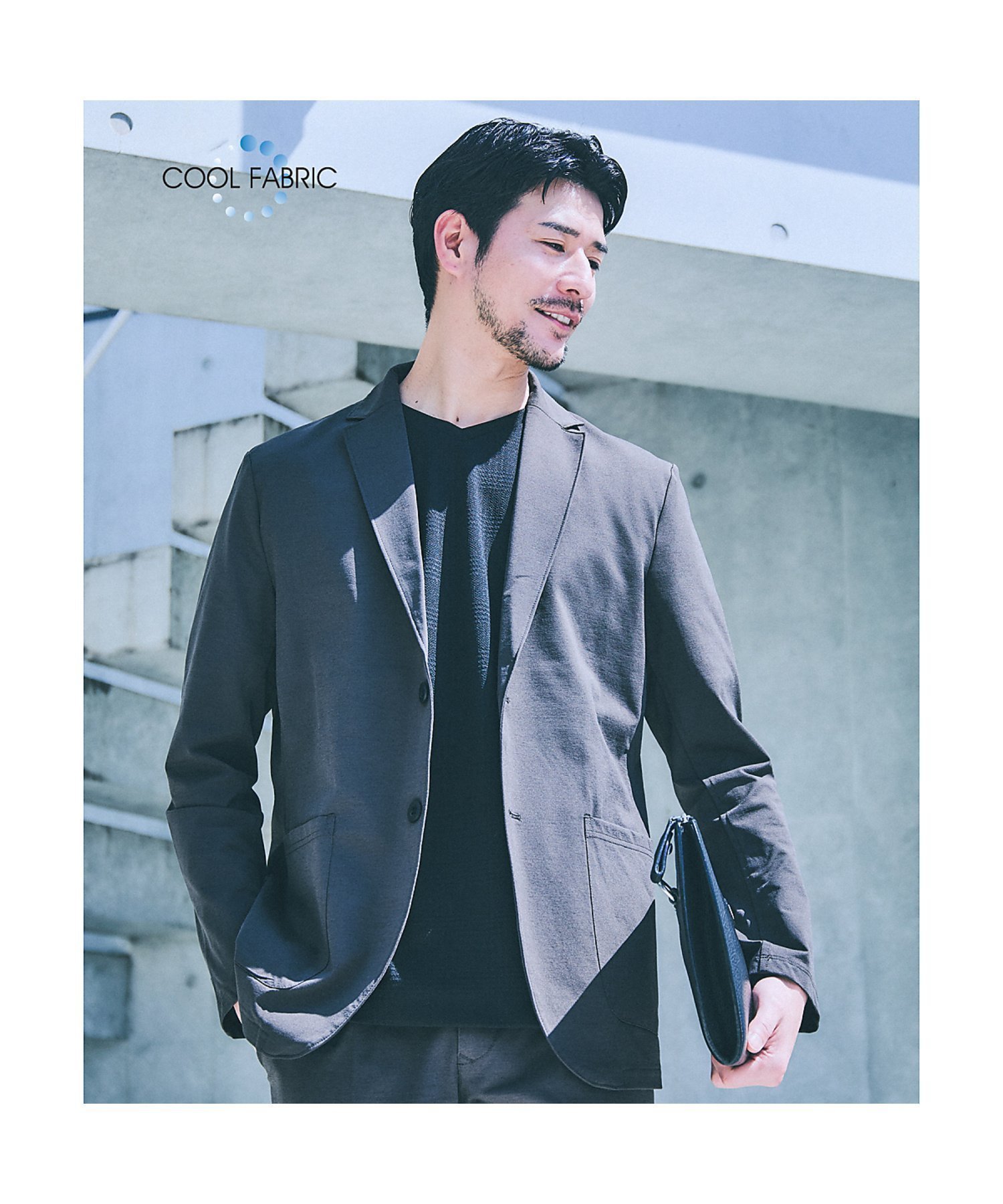 【アバハウス/ABAHOUSE / MEN】の【セットアップ対応/接触冷感】ハイブリット リラックス ジャケット インテリア・キッズ・メンズ・レディースファッション・服の通販 founy(ファニー) 　ファッション　Fashion　メンズファッション　MEN　セットアップ　Setup/Men　洗える　Washable　ジャケット　Jacket　スラックス　Slacks　スーツ　Suit　セットアップ　Set Up　デニム　Denim　フォーマル　Formal　ポロシャツ　Polo Shirt　リラックス　Relax　ゴルフ　Golf　ビジネス 仕事 通勤　Business　ダークブラウン|ID: prp329100004534235 ipo3291000000032111486