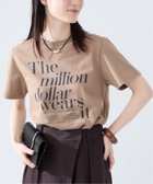 【ヴェルメイユ パー イエナ/VERMEIL par iena】のLettered cotton Tee 人気、トレンドファッション・服の通販 founy(ファニー) ファッション Fashion レディースファッション WOMEN 2025年 2025 2025春夏・S/S Ss,Spring/Summer,2025 おすすめ Recommend インナー Inner ジャケット Jacket ボトム Bottom thumbnail ベージュ|ID: prp329100004534262 ipo3291000000032045619