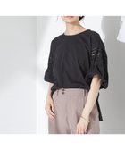 【ナノ ユニバース/nano universe】のお花柄レース切替バルーンスリーブカットトップス 人気、トレンドファッション・服の通販 founy(ファニー) ファッション Fashion レディースファッション WOMEN トップス・カットソー Tops/Tshirt 花柄・フラワープリント・モチーフ Flower Patterns ウォッシャブル Washable 春 Spring 切替 Switching スリット Slit スリーブ Sleeve バルーン Balloon パープル Purple フラワー Flower フレア Flare ベーシック Basic レース Race ロング Long ビジネス 仕事 通勤 Business 2025年 2025 2025春夏・S/S Ss,Spring/Summer,2025 thumbnail ブラック|ID: prp329100004534265 ipo3291000000032294051
