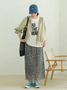 【サマンサモスモス/Samansa Mos2】のラメプリーツアソート柄スカート 人気、トレンドファッション・服の通販 founy(ファニー) ファッション Fashion レディースファッション WOMEN スカート Skirt プリント Print プリーツ Pleats thumbnail グレー|ID: prp329100004534266 ipo3291000000032045631