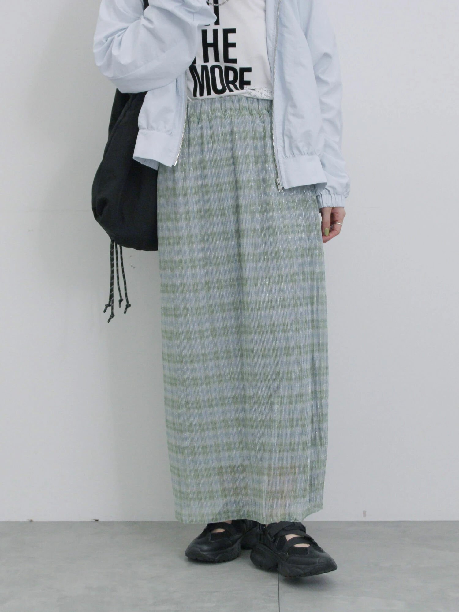 【サマンサモスモス/Samansa Mos2】のラメプリーツアソート柄スカート インテリア・キッズ・メンズ・レディースファッション・服の通販 founy(ファニー) 　ファッション　Fashion　レディースファッション　WOMEN　スカート　Skirt　プリント　Print　プリーツ　Pleats　グリーン|ID: prp329100004534266 ipo3291000000032045635