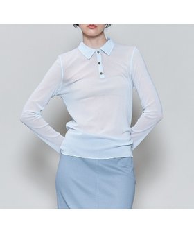 【ビューティ&ユース ユナイテッドアローズ/BEAUTY&YOUTH / UNITED ARROWS】の6(ROKU) ナイロン チュール シャツ プルオーバー 人気、トレンドファッション・服の通販 founy(ファニー) ファッション Fashion レディースファッション Fashion for Women トップス・カットソー Cut & Sew Tops シャツ・ブラウス・オフィスカジュアル Elegant Blouses & Button-Ups カジュアルプルオーバー・ニットトップス Pullovers & Knit Tops / Casual Pullovers インナー Innerwear シアー Sheer, See-Through チュール Tulip, Tulip Motif ポロシャツ Polo Shirt, Collared Tee |ID:prp329100004534275