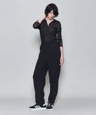 【ビューティ&ユース ユナイテッドアローズ/BEAUTY&YOUTH / UNITED ARROWS】の6(ROKU) ナイロン チュール シャツ プルオーバー 人気、トレンドファッション・服の通販 founy(ファニー) ファッション Fashion レディースファッション Fashion for Women トップス・カットソー Cut & Sew Tops シャツ・ブラウス・オフィスカジュアル Elegant Blouses & Button-Ups カジュアルプルオーバー・ニットトップス Pullovers & Knit Tops / Casual Pullovers インナー Innerwear シアー Sheer, See-Through チュール Tulip, Tulip Motif ポロシャツ Polo Shirt, Collared Tee thumbnail BLACK|ID: prp329100004534275 ipo3291000000032999589