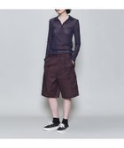 【ビューティ&ユース ユナイテッドアローズ/BEAUTY&YOUTH / UNITED ARROWS】の6(ROKU) ナイロン チュール シャツ プルオーバー 人気、トレンドファッション・服の通販 founy(ファニー) ファッション Fashion レディースファッション Fashion for Women トップス・カットソー Cut & Sew Tops シャツ・ブラウス・オフィスカジュアル Elegant Blouses & Button-Ups カジュアルプルオーバー・ニットトップス Pullovers & Knit Tops / Casual Pullovers インナー Innerwear シアー Sheer, See-Through チュール Tulip, Tulip Motif ポロシャツ Polo Shirt, Collared Tee thumbnail NAVY|ID: prp329100004534275 ipo3291000000032999591