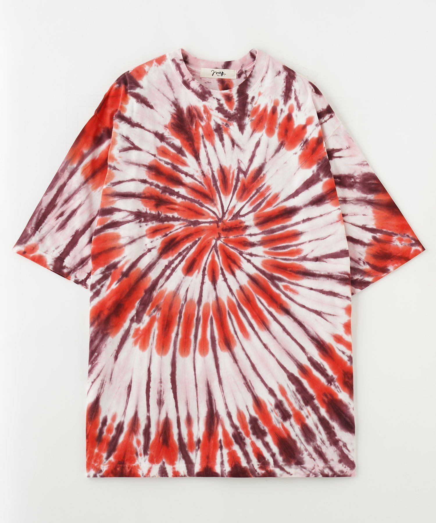 【ローズバッド/ROSE BUD】のブリーチ/タイダイビッグTシャツ インテリア・キッズ・メンズ・レディースファッション・服の通販 founy(ファニー) 　ファッション　Fashion　レディースファッション　Fashion for Women　トップス・カットソー　Cut & Sew Tops　シャツ・ブラウス・オフィスカジュアル　Elegant Blouses & Button-Ups　ロングTシャツ・Tシャツ　Longline T-Shirts & Tees　ショート　Short, Short Length　セットアップ　Set-Up, Coordinated Outfit　タイトスカート　Pencil Skirt, Tight Skirt　バランス　Balance, Style Balance　ビッグ　Big, Oversized　ブリーチ　Bleach, Washed Finish　おすすめ　Recommended / Our Picks　RED|ID: prp329100004534279 ipo3291000000033161214