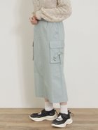 【サマンサモスモス/Samansa Mos2】のカーゴスカート 人気、トレンドファッション・服の通販 founy(ファニー) ファッション Fashion レディースファッション WOMEN スカート Skirt ガーリー Girly ポケット Pocket リボン Ribbon thumbnail サックスブルー|ID: prp329100004534292 ipo3291000000032045740