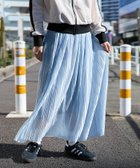 【フリークスストア/FREAK'S STORE】のシアー シャイニーラメプリーツ スカート 24SS サックスブルー|ID: prp329100004534295 ipo3291000000032045763