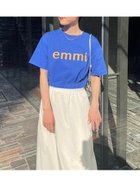 【エミ/emmi】の【10th】【ONLINE限定カラー】eco emmiロゴTシャツ 人気、トレンドファッション・服の通販 founy(ファニー) ファッション Fashion レディースファッション WOMEN トップス・カットソー Tops/Tshirt シャツ/ブラウス Shirts/Blouses ロング / Tシャツ T-Shirts スペシャル Special thumbnail BLU[086]|ID: prp329100004534297 ipo3291000000032045784